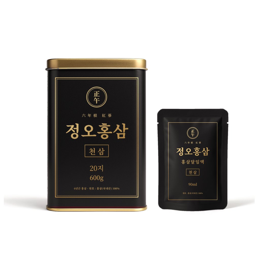 홍삼달임액 천삼 20지 600g